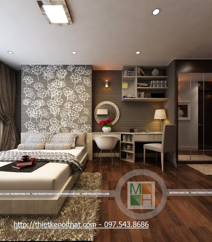 Thiết kế nội thất chung cư cao cấp KeangNam - Nhà Anh Trường